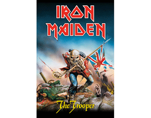 IRON MAIDEN the trooper HQ TEXTILE POSTER