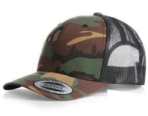 CAP yp023 camouflage TRUCKER CAP