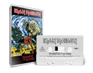 IRON MAIDEN number of the beast CASSETTE