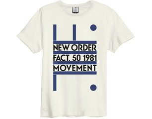 NEW ORDER movement WHITE AMPLIFIED TSHIRT