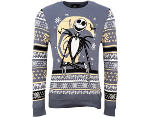 NIGHTMARE BEFORE CHRISTMAS snowflakes UGLY SWEATER