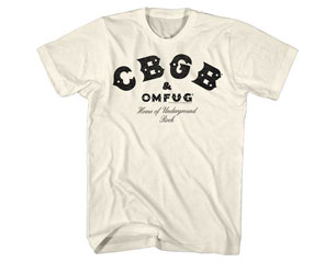 CBGB logo SAND TSHIRT