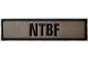 NOWHERE TO BE FOUND logo PATCH