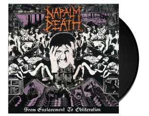 NAPALM DEATH from enslavement to obliteration VINIL