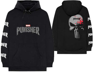 PUNISHER stamp sleeve and bp HOODIE