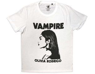 OLIVIA RODRIGO vampire WHITE TSHIRT