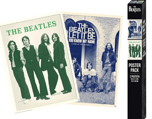 BEATLES band set of 2 POSTERS