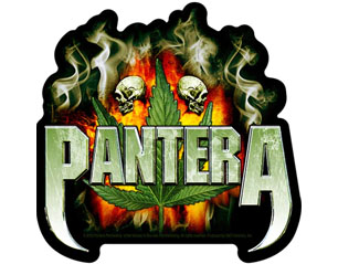 PANTERA weed smoke STICKER