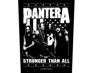 PANTERA stronger than photo BACKPATCH