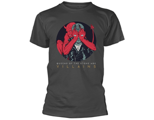 QUEENS OF THE STONE AGE villains album/grey TS