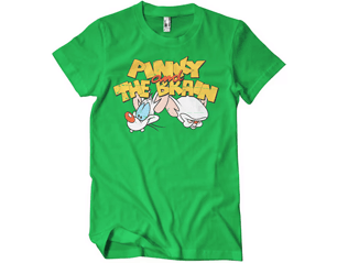PINKY AND THE BRAIN pinky and the brain GREEN TSHIRT