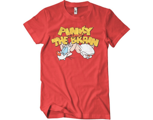 PINKY AND THE BRAIN pinky and the brain RED TSHIRT