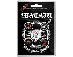 WATAIN black metal militia BADGE PACK