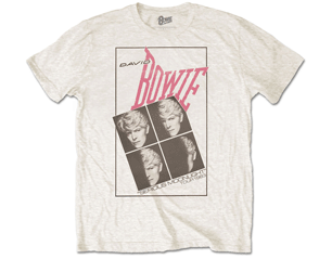 DAVID BOWIE serious moonlight white TS