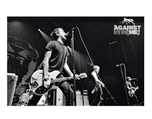 AGAINST ME live on stage POSTER