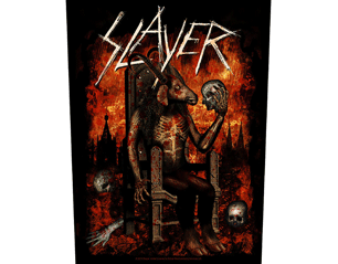 SLAYER devil on throne BACKPATCH