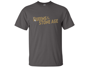 QUEENS OF THE STONE AGE metallic text logo TS