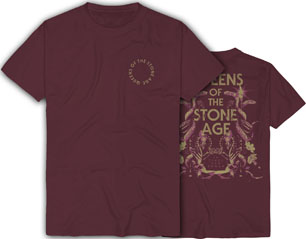 QUEENS OF THE STONE AGE itnr snakes RED TSHIRT
