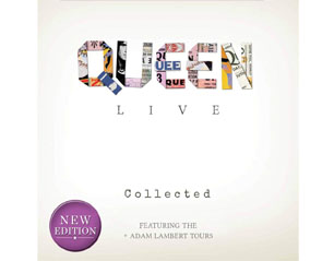 QUEEN live collected hardcover BOOK