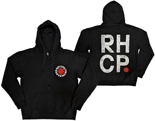 RED HOT CHILI PEPPERS red asterisk bp ZIPPER