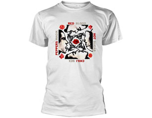 RED HOT CHILI PEPPERS bssm square WHITE TSHIRT