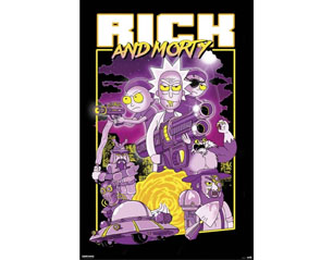 RICK AND MORTY characters POSTER