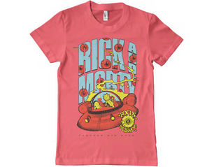 RICK AND MORTY focus on science RED TSHIRT