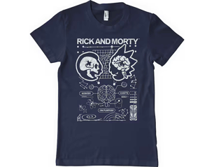 RICK AND MORTY nobody exists on purpuse NAVY TSHIRT