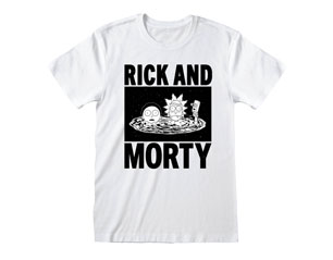 RICK AND MORTY black and white TS