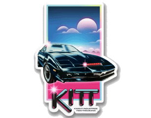 KNIGHT RIDER knight industries two thousand STICKER