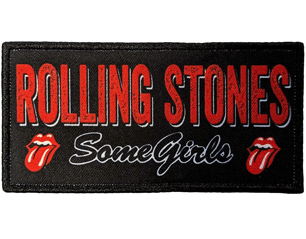 ROLLING STONES some girls logo PATCH