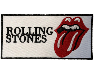 ROLLING STONES text logo PATCH