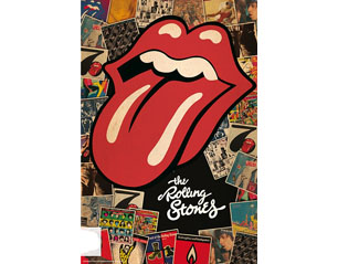 ROLLING STONES collage POSTER