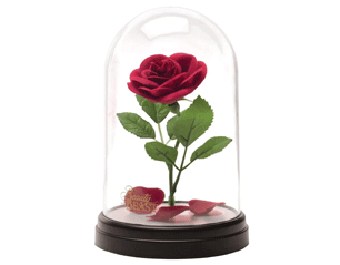 BEAUTY AND THE BEAST enchanted rose LIGHT