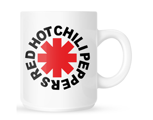 RED HOT CHILI PEPPERS asterisk logo/white MUG