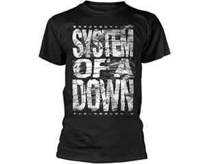 SYSTEM OF A DOWN distressed logo TS