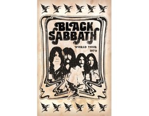 BLACK SABBATH world tour 1978 HQ TEXTILE POSTER