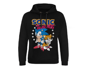 SONIC sonic and tails BLK HOODIE