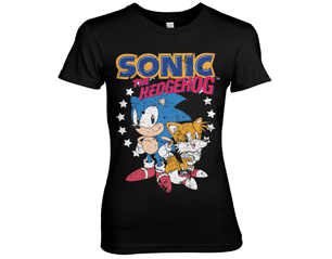 SONIC sonic and tails skinny BLK TS