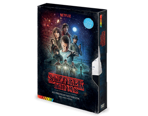 STRANGER THINGS season 1 vhs style a5 NOTEBOOK