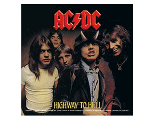 AC/DC highway to hell STICKER