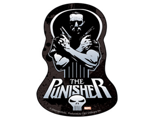 PUNISHER guns logo STICKER