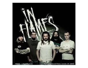 IN FLAMES band photo STICKER
