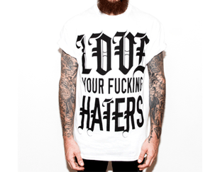 FRIGHTMARE love your haters/white TS