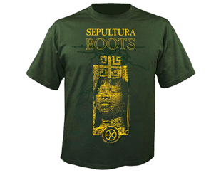 SEPULTURA roots 30 years GREEN TSHIRT