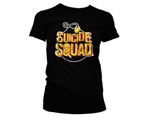 SUICIDE SQUAD bomb logo skinny TS
