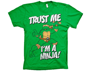 TMNT trust me im a ninja/green TS