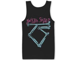 TWISTED SISTER washed logo TANK TOP