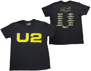 U2 logo 2018 ex tour bp TSHIRT