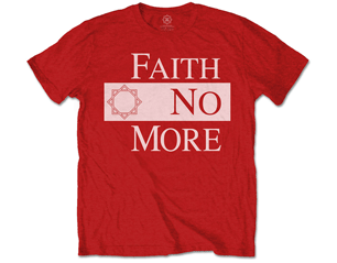 FAITH NO MORE classic new logo star/red TS